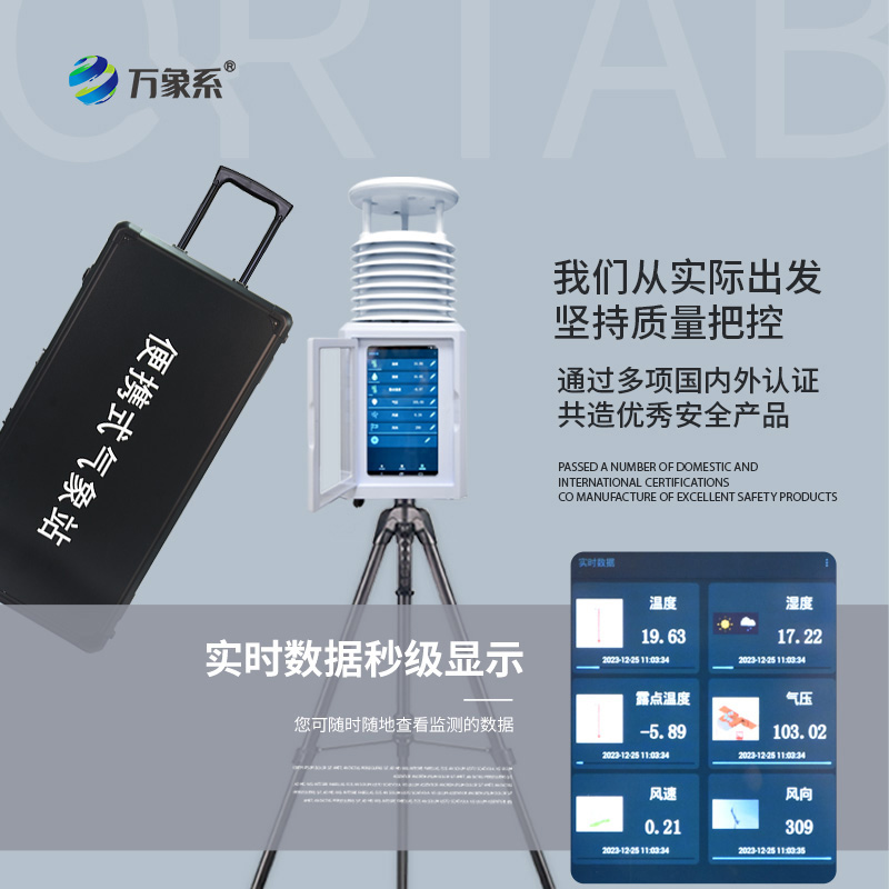 小型便攜式自動氣象站